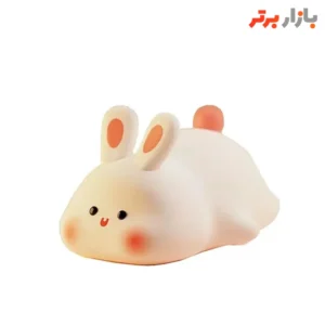 چراغ خواب کودک طرح خرگوش سیلیکونی مدل RGB